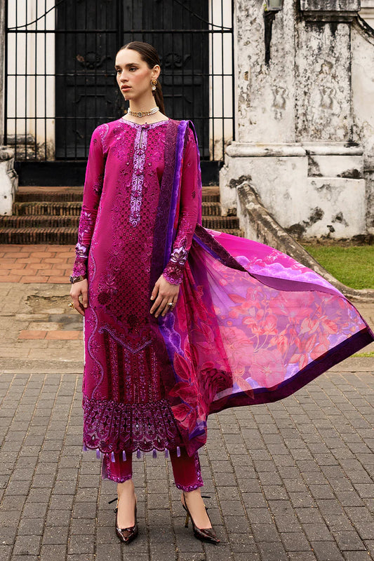 Mahira Khan Manaram Luxury Lawn’25 by Mushq | Dreamy Whirl