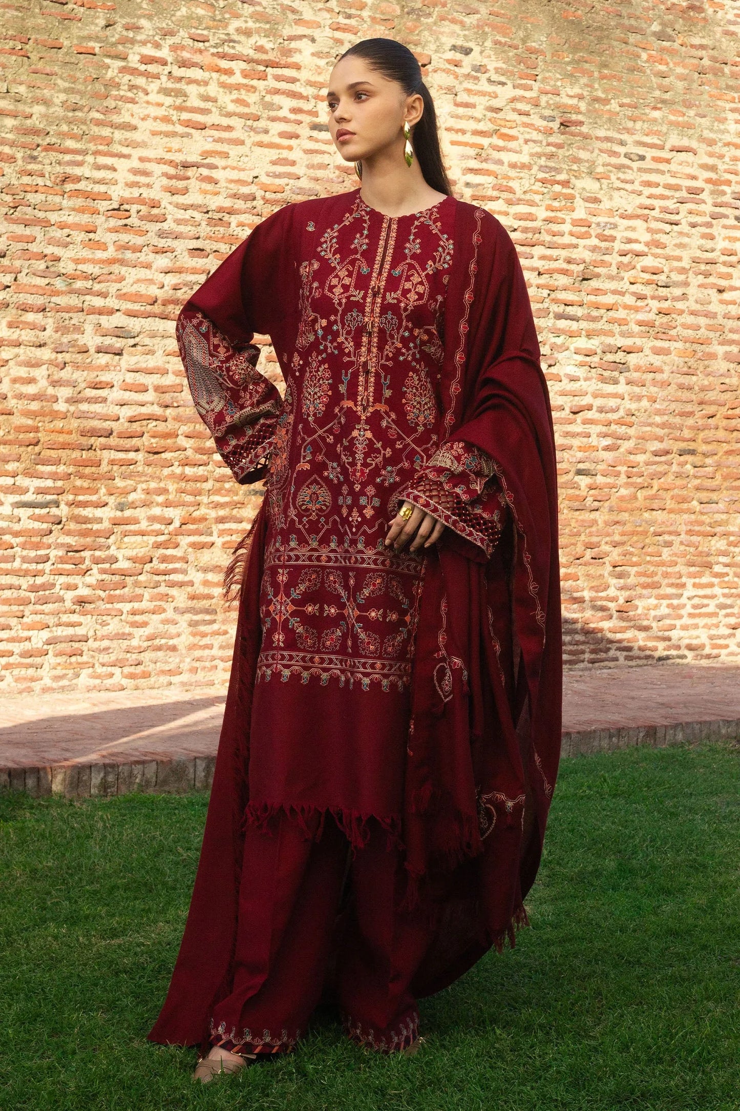 Zara Shahjahan Winter Unstitched 2024 - RAHA-D8