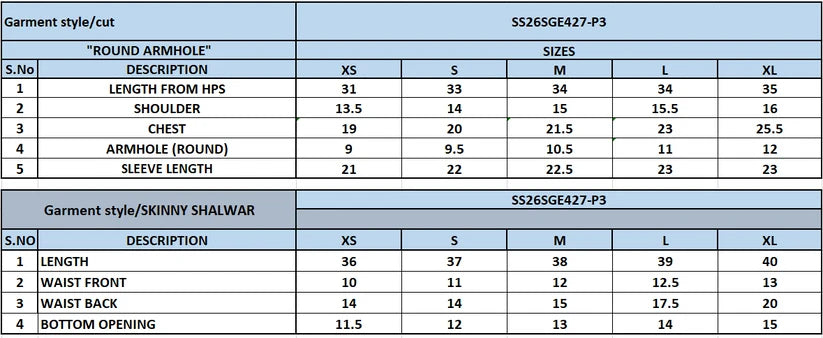 SS26SGE427P3 | New Arrivals | Sana Safinaz