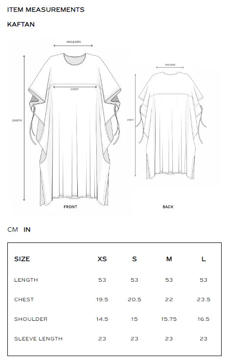 EMBROIDERED KAFTAN (E4028/103/801)