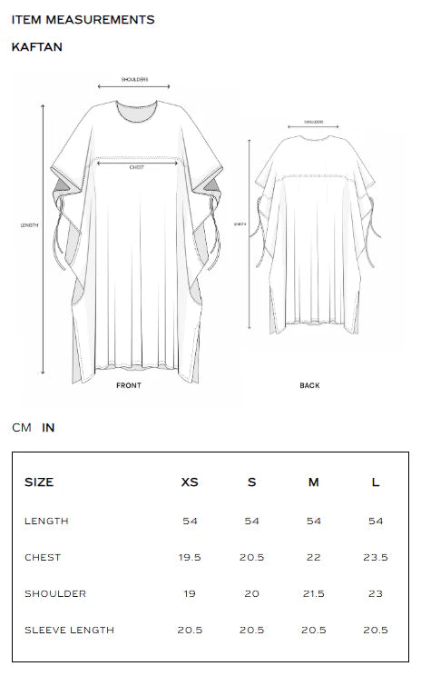 EMBROIDERED KAFTAN (E4216/103/303)