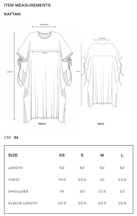 EMBROIDERED KAFTAN (E4202/103/004)