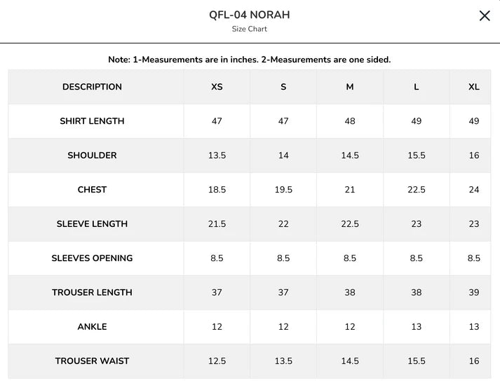 QFL-04 NORAH | Festive Lawn '26 | Qalamkar