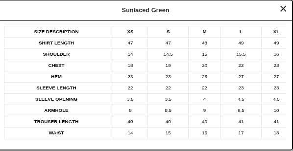 Sunlaced Green