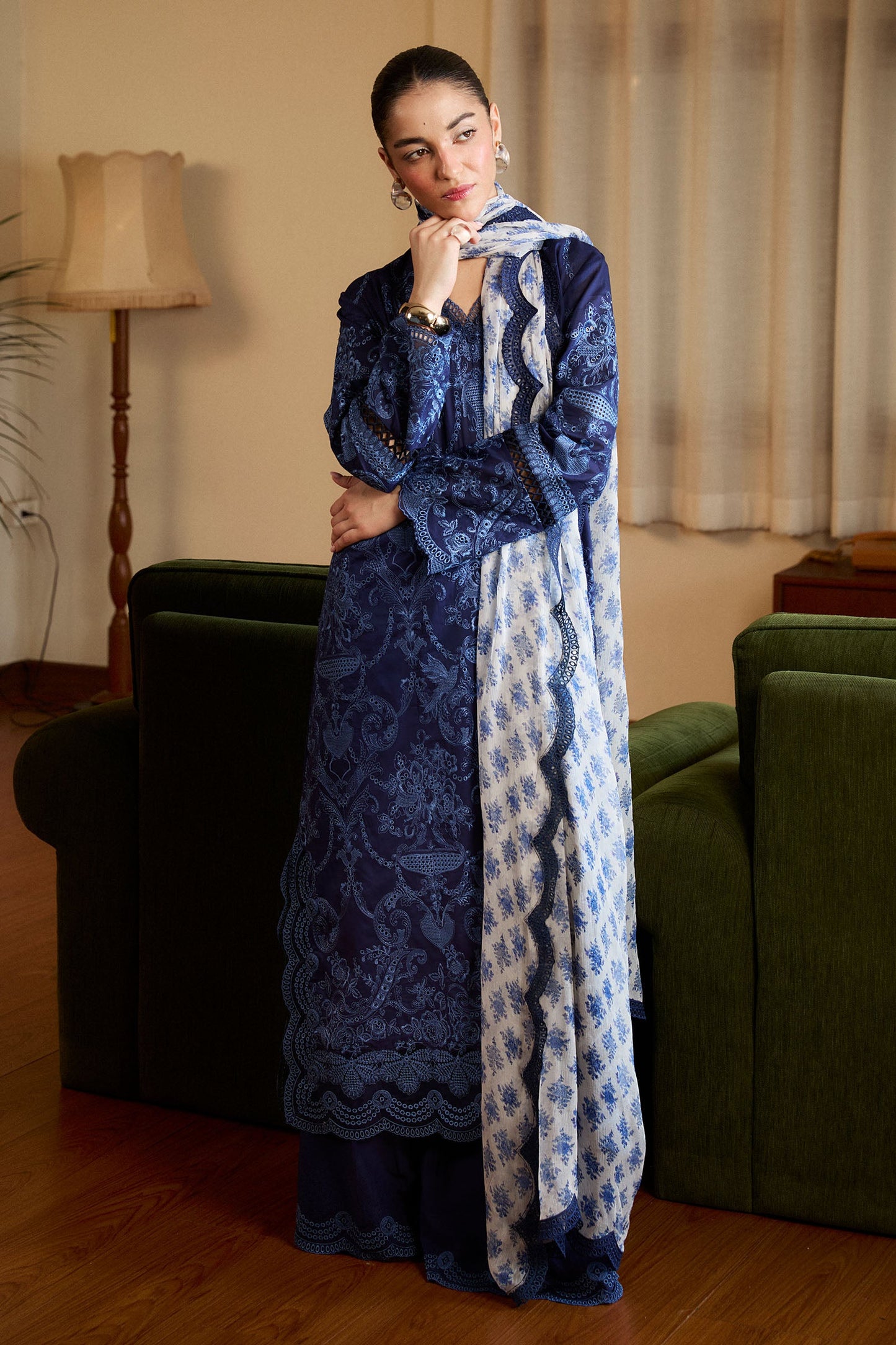 Zara Shahjahan Luxury Lawn 2025 | Satori | 9B