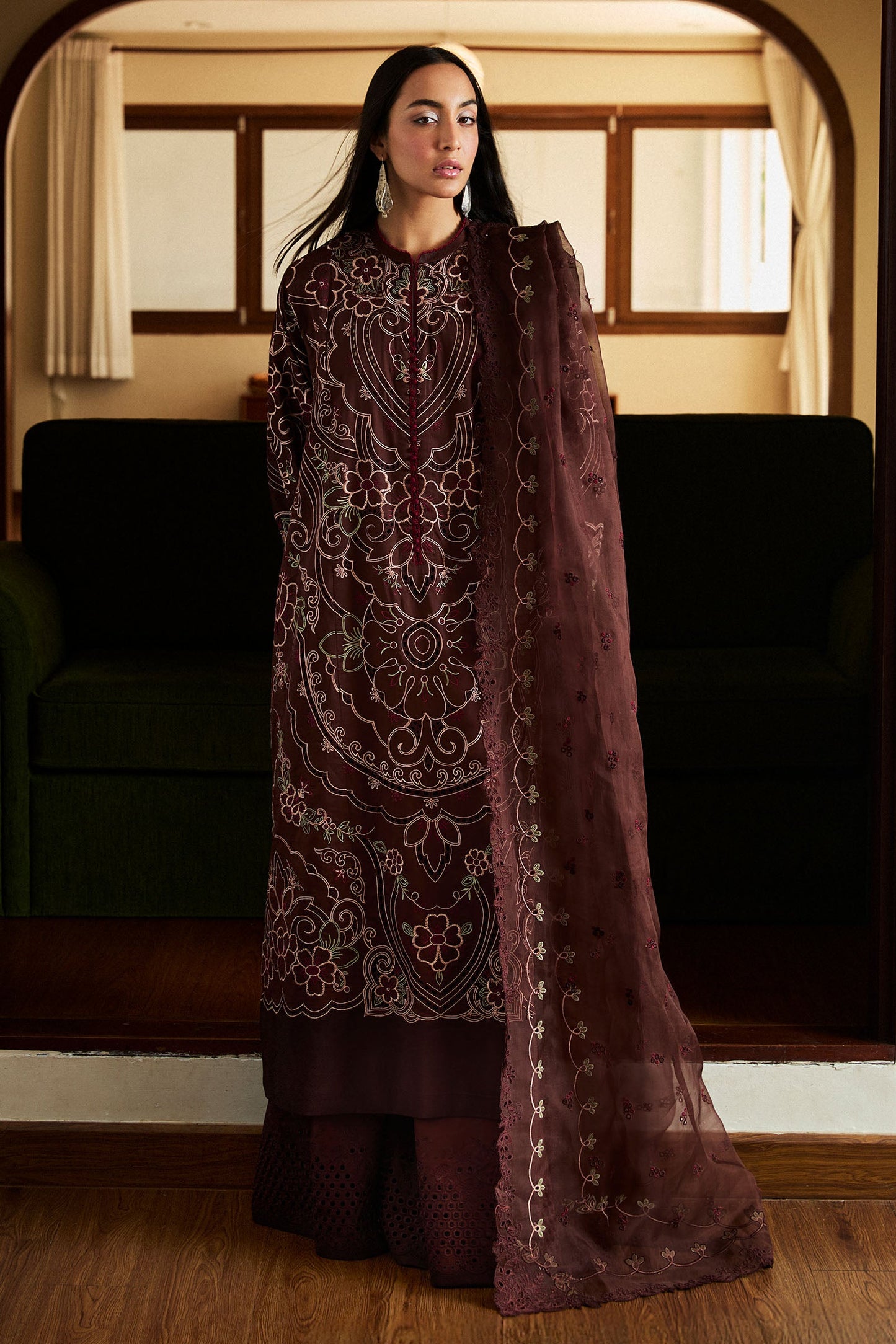 Zara Shahjahan Luxury Lawn 2025 | Satori | 4B