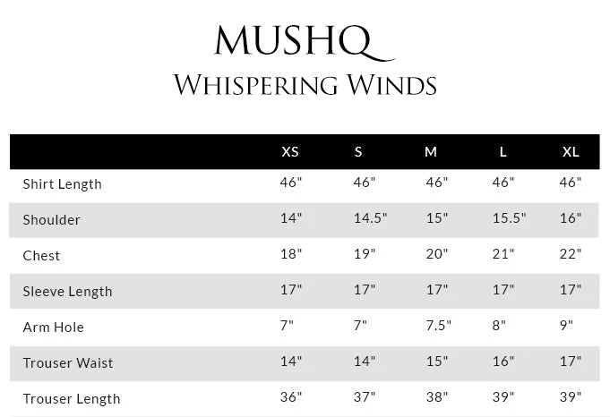 Mushq Wisteria Winters Basic Pret '24 - Whispering Winds