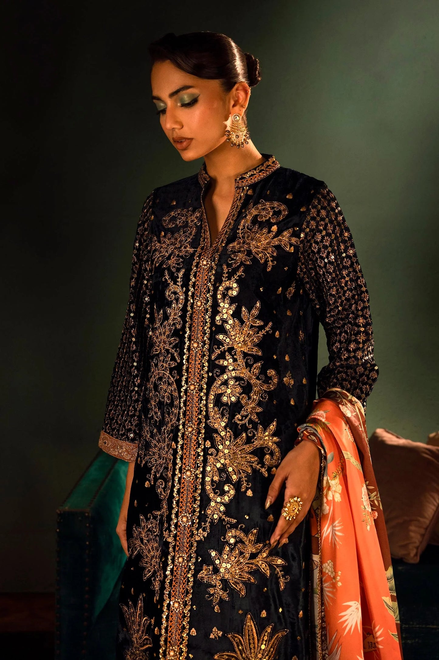 Sana Safinaz Luxury Pret'24 - FW24SGE588P3