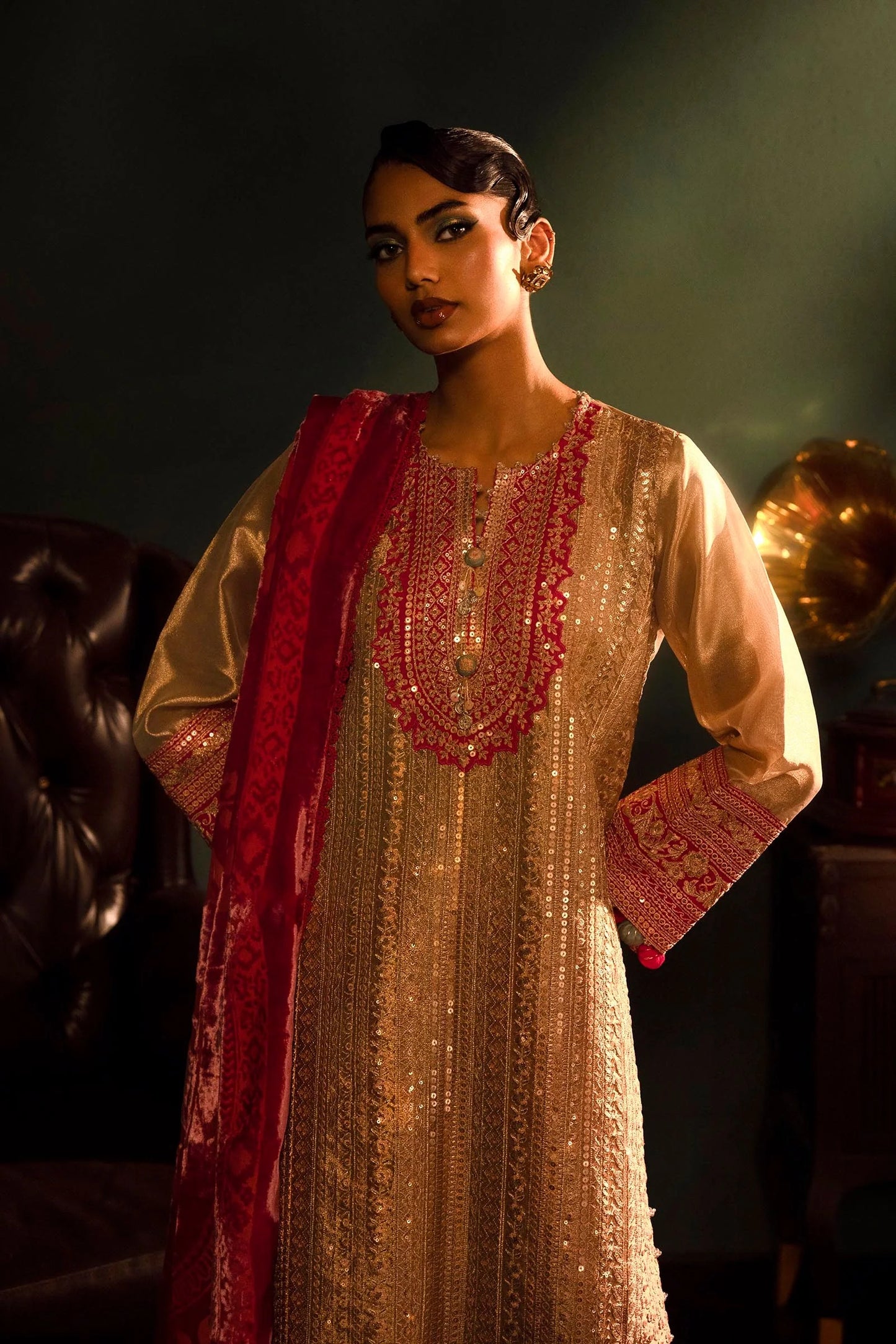 Sana Safinaz Luxury Pret'24 - FW24SGE595P3