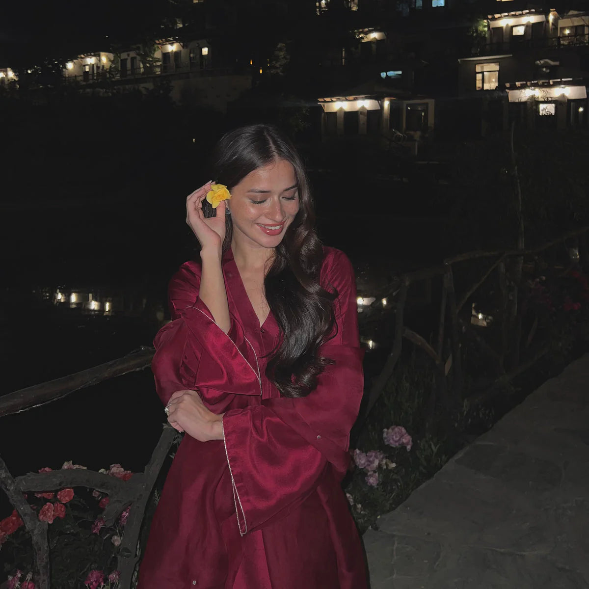 Sadaf Kanwal Personalised '25 - Aena Khan in Raw Silk Magenta Deliberate Yet Complete