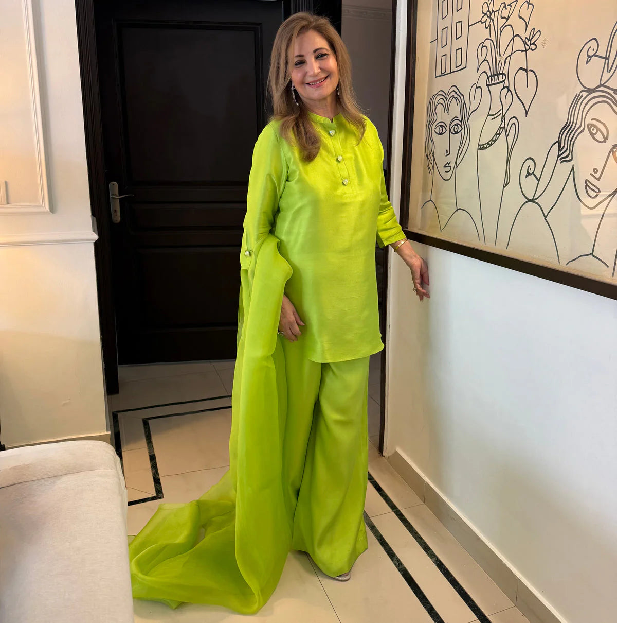 Sadaf Kanwal Personalised '25 - Safina Behroz In Bright Bold Neon