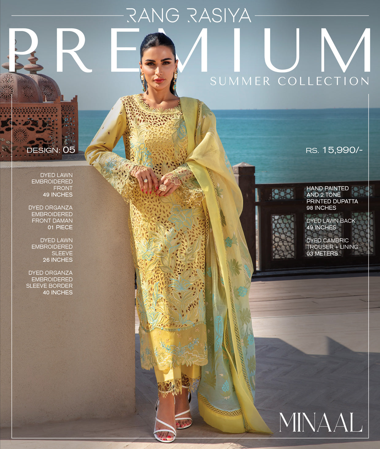 Rang Rasiya Premium Lawn 2025 | D-05