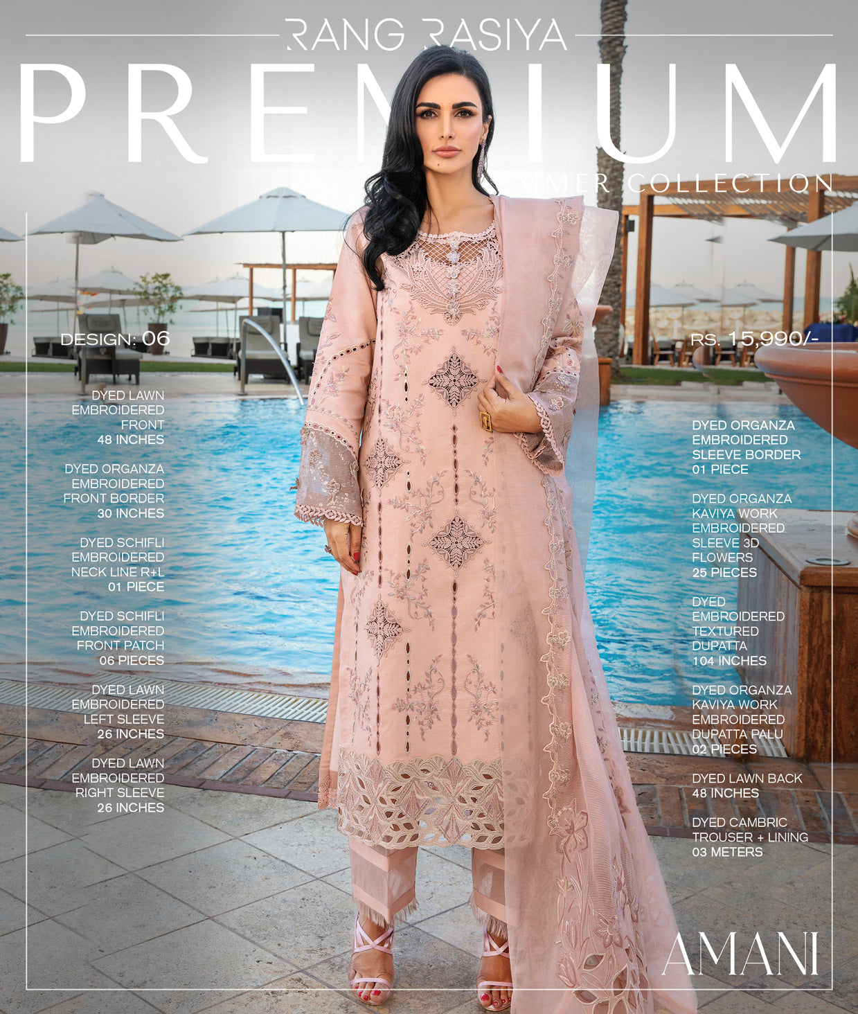 Rang Rasiya Premium Lawn 2025 | D-06