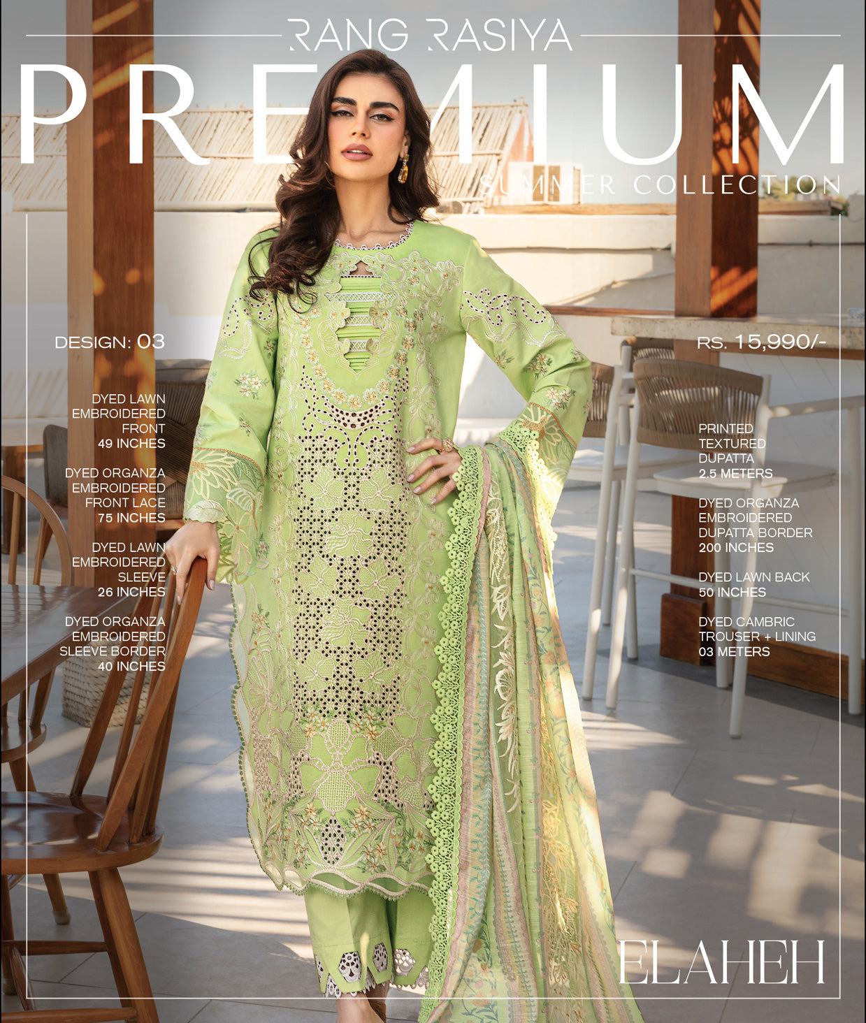 Rang Rasiya Premium Lawn 2025 | D-03