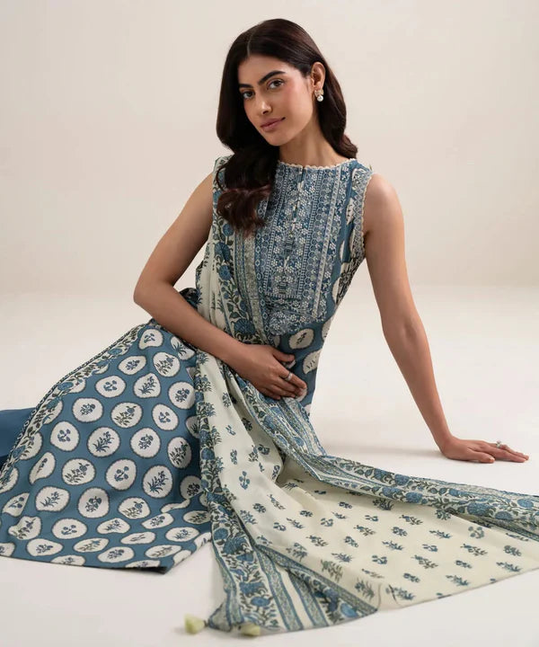 Sapphire Summer '26 - 3 Piece - Embroidered Lawn Suit - 3pedds26v549