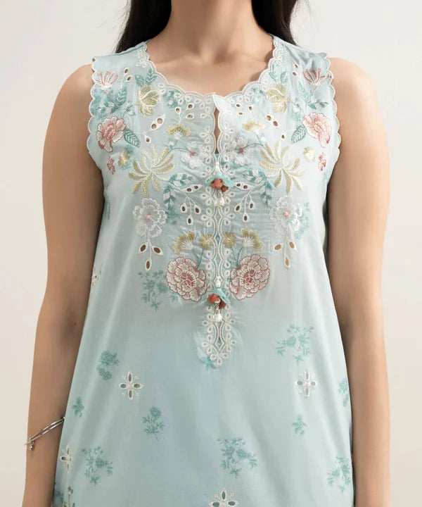 Sapphire Summer '26 - 3 Piece - Embroidered Lawn Suit - U3pesgs26v57
