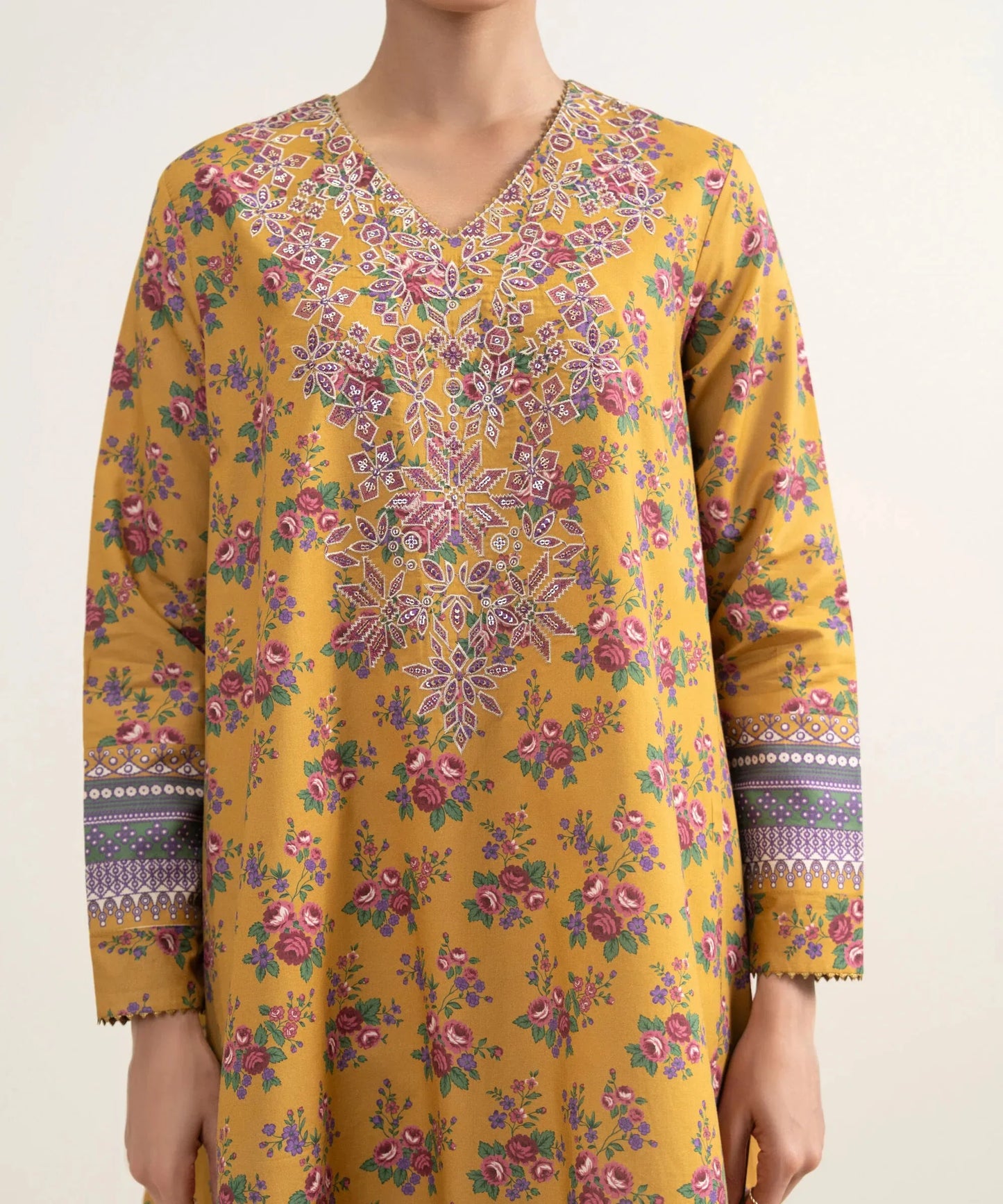 Sapphire Summer '26 - 3 Piece - Embroidered Lawn Suit - U2dedys26v59