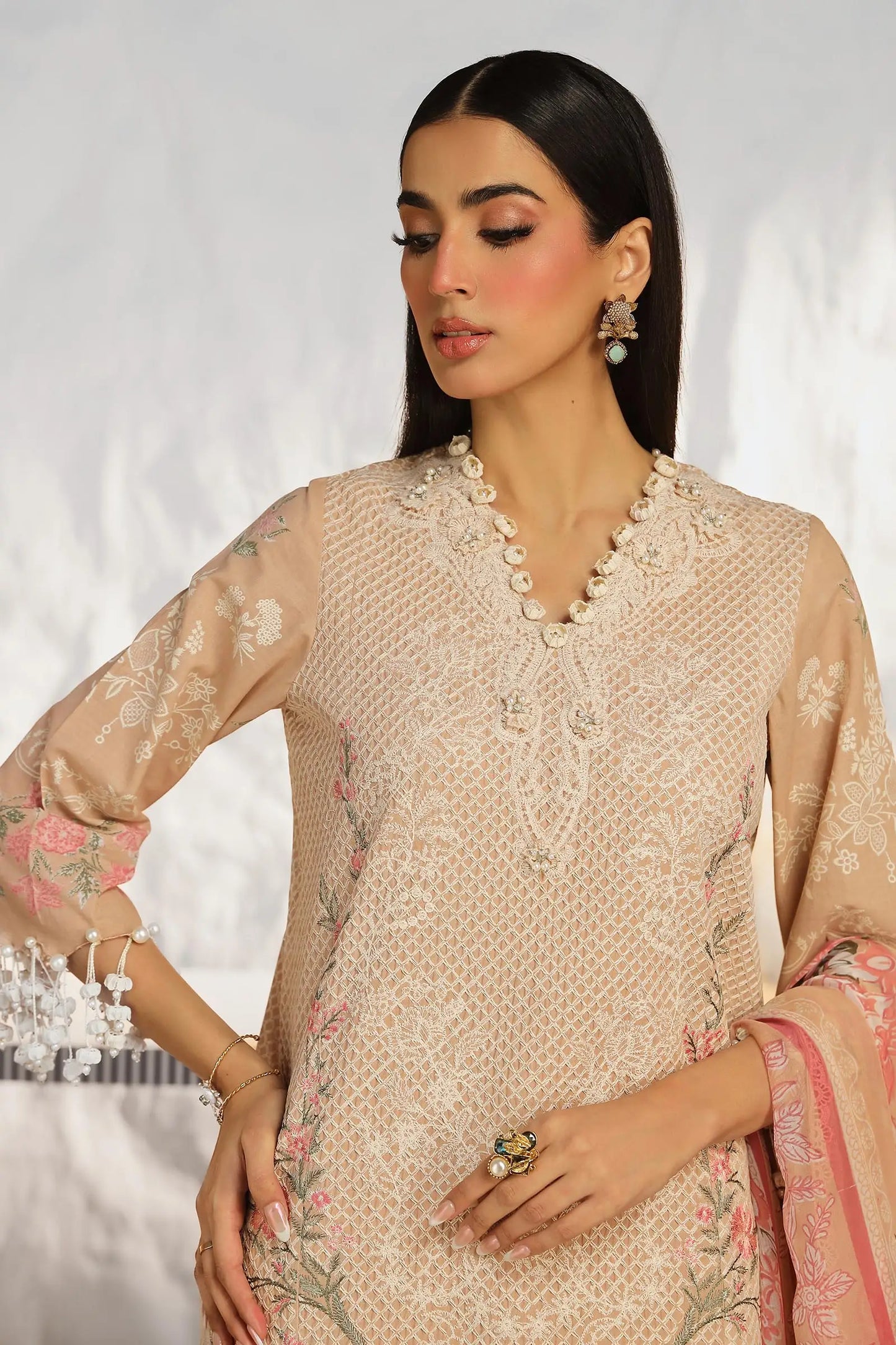 Sana Safinaz Muzlin Lawn | Spring V2 | M242-012A-CJ