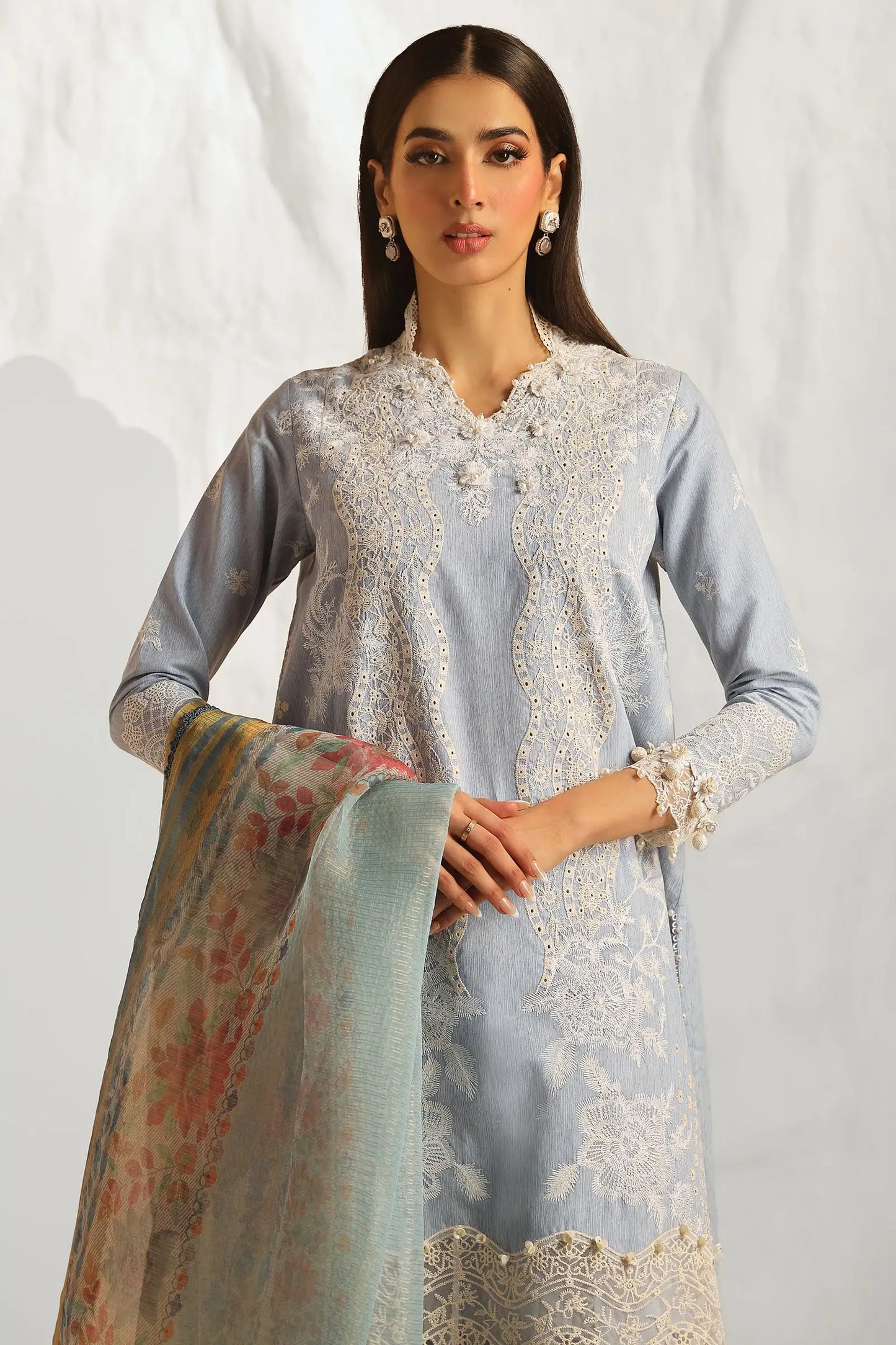 Sana Safinaz Muzlin Lawn | Spring V2 | M242-013B-DH
