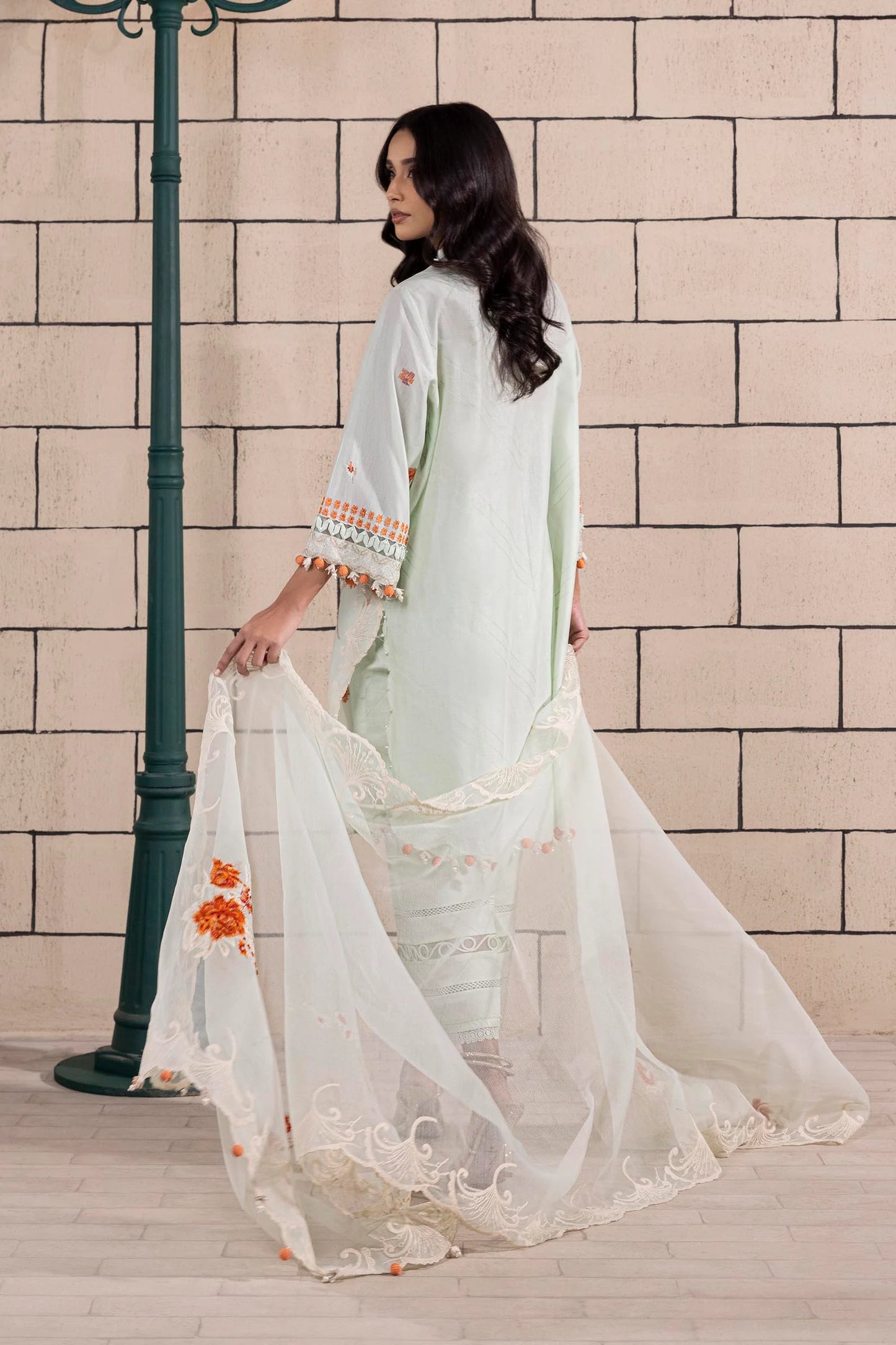 Unstitched 3 Piece Lawn Suit - White