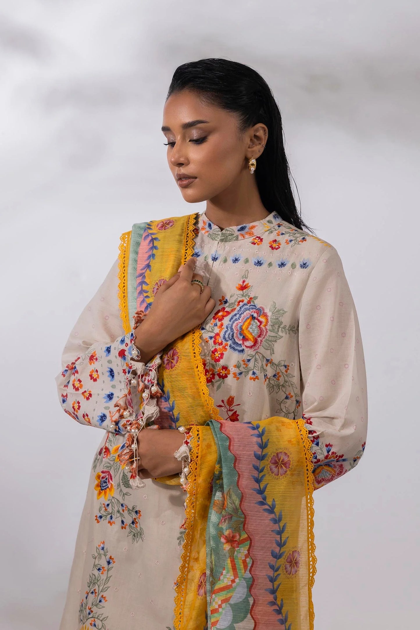 Sana Safinaz Muzlin Summer '25 Vol 2 - M252-018A-Cv