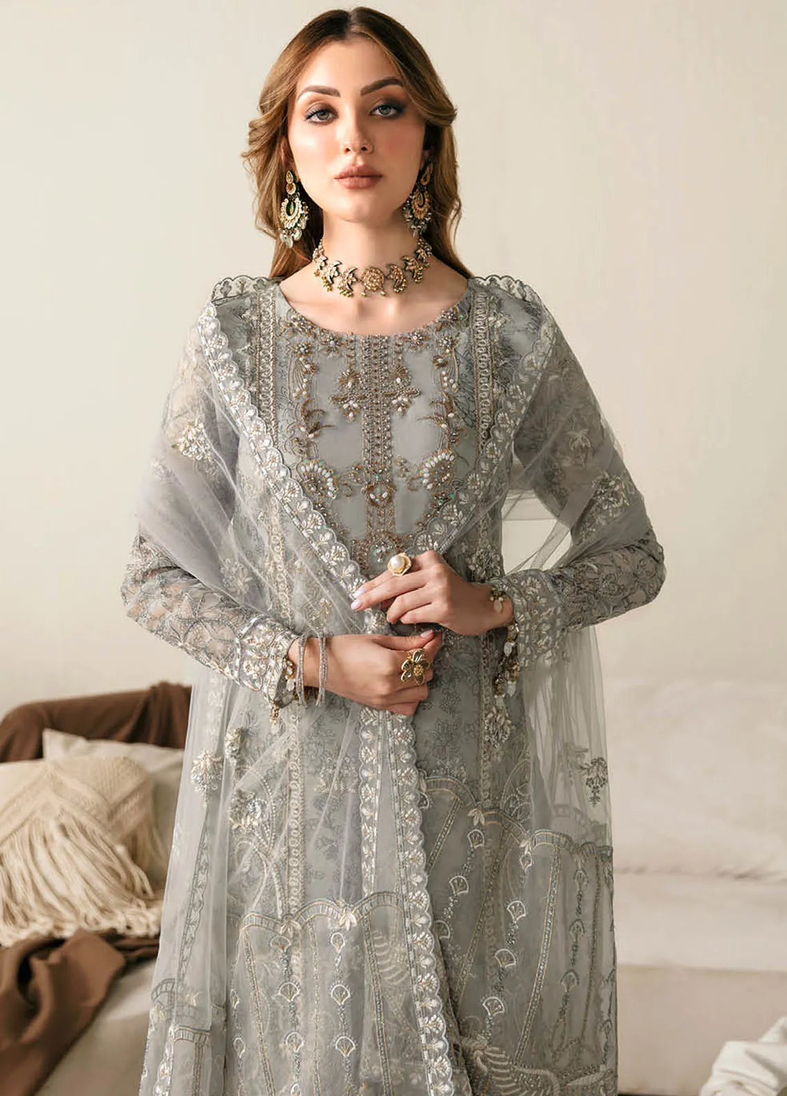 Ramsha Luxury Embroidered 2024 | E-108