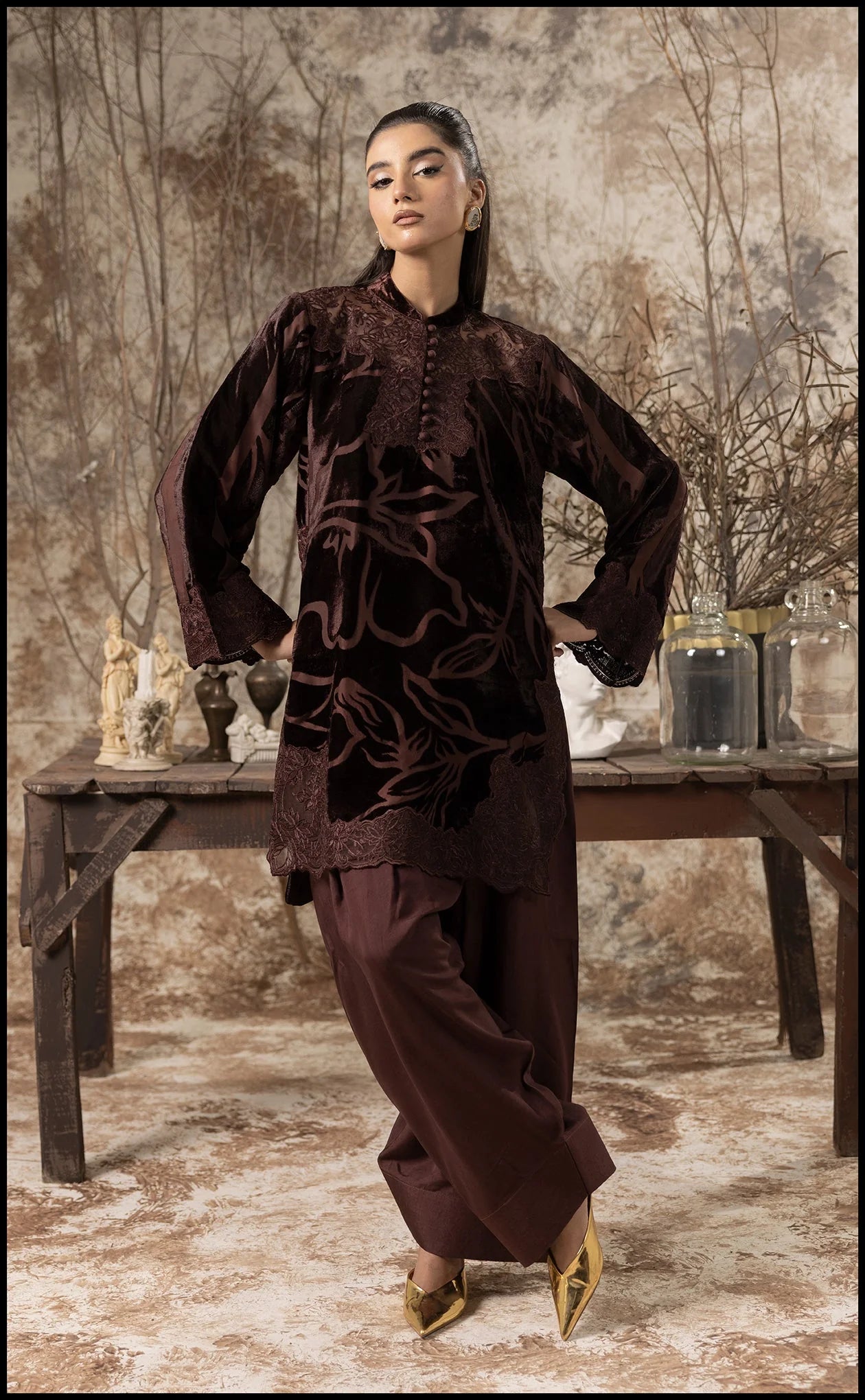 Sumaira Aurangzeb A Velvet Affair'24 - Cocoa Truffle