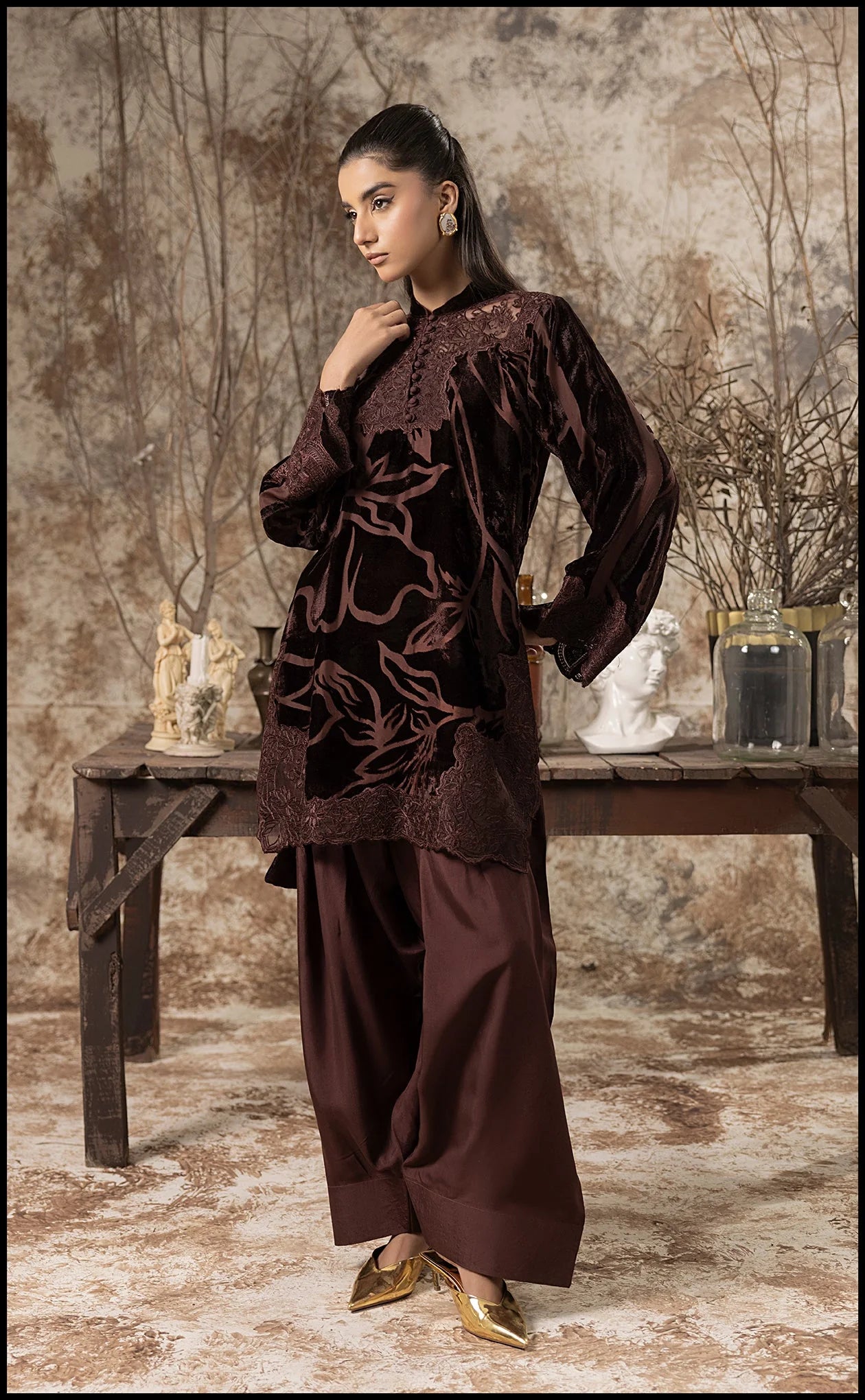 Sumaira Aurangzeb A Velvet Affair'24 - Cocoa Truffle