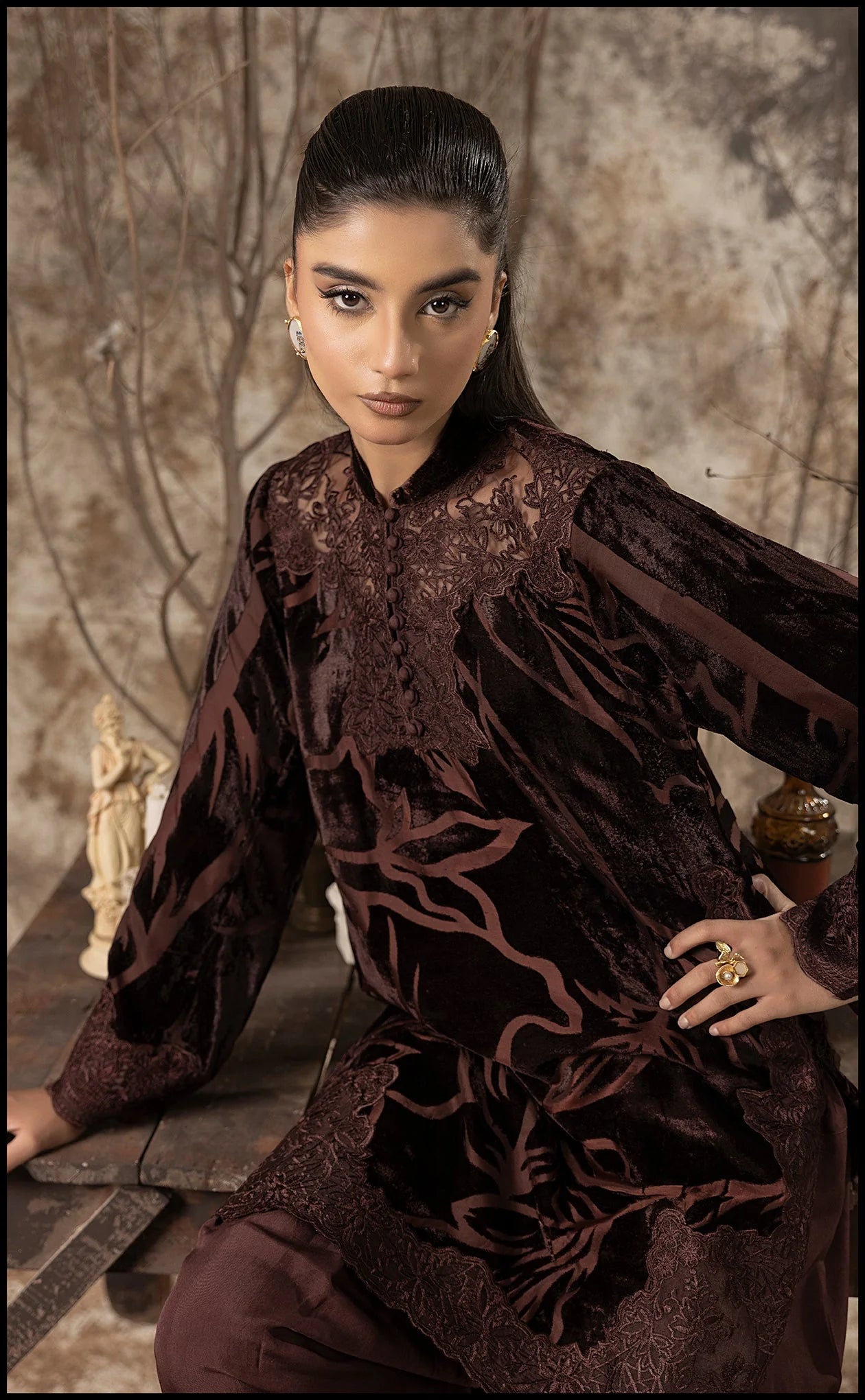 Sumaira Aurangzeb A Velvet Affair'24 - Cocoa Truffle
