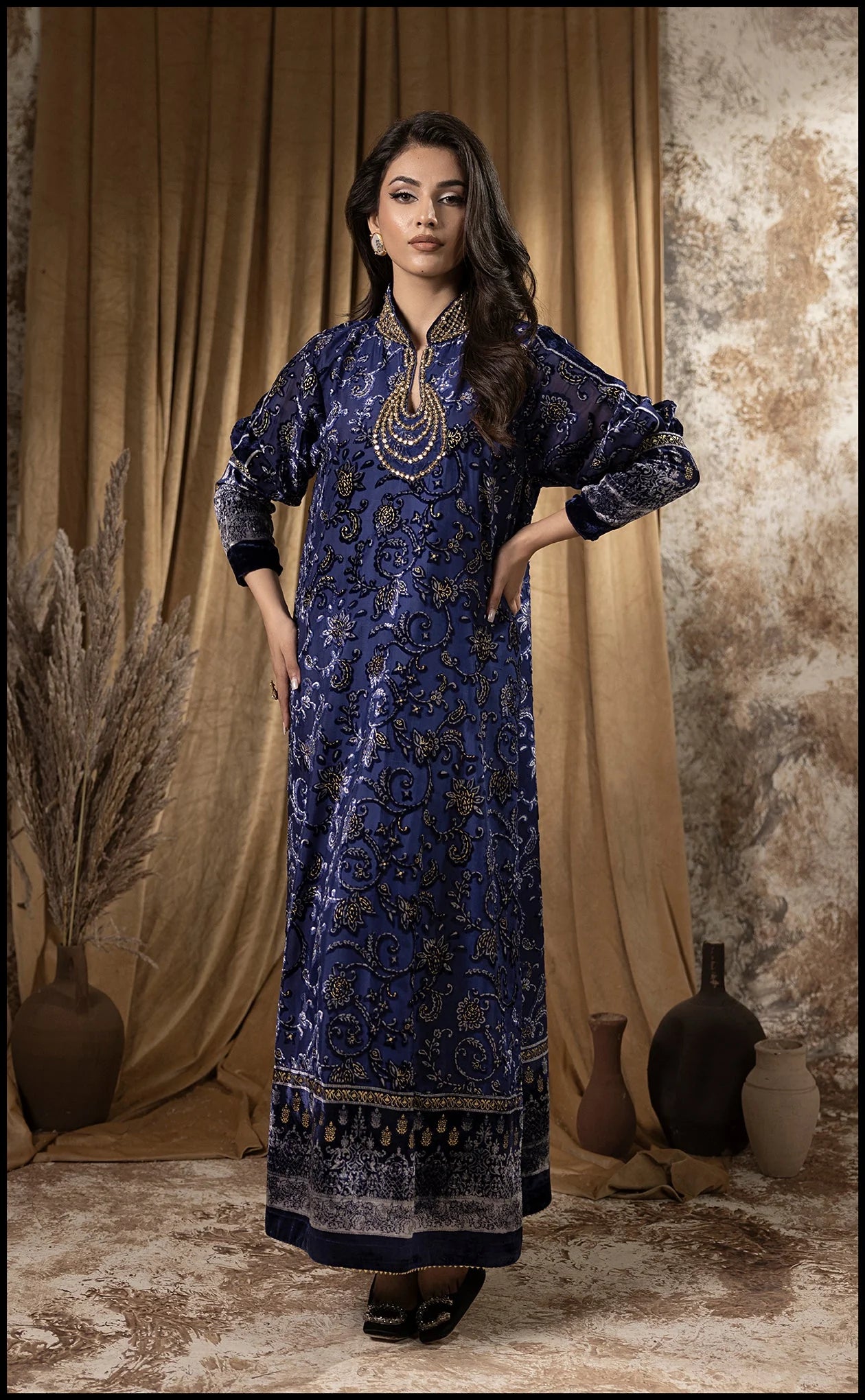 Sumaira Aurangzeb A Velvet Affair'24 - Midnight Blue
