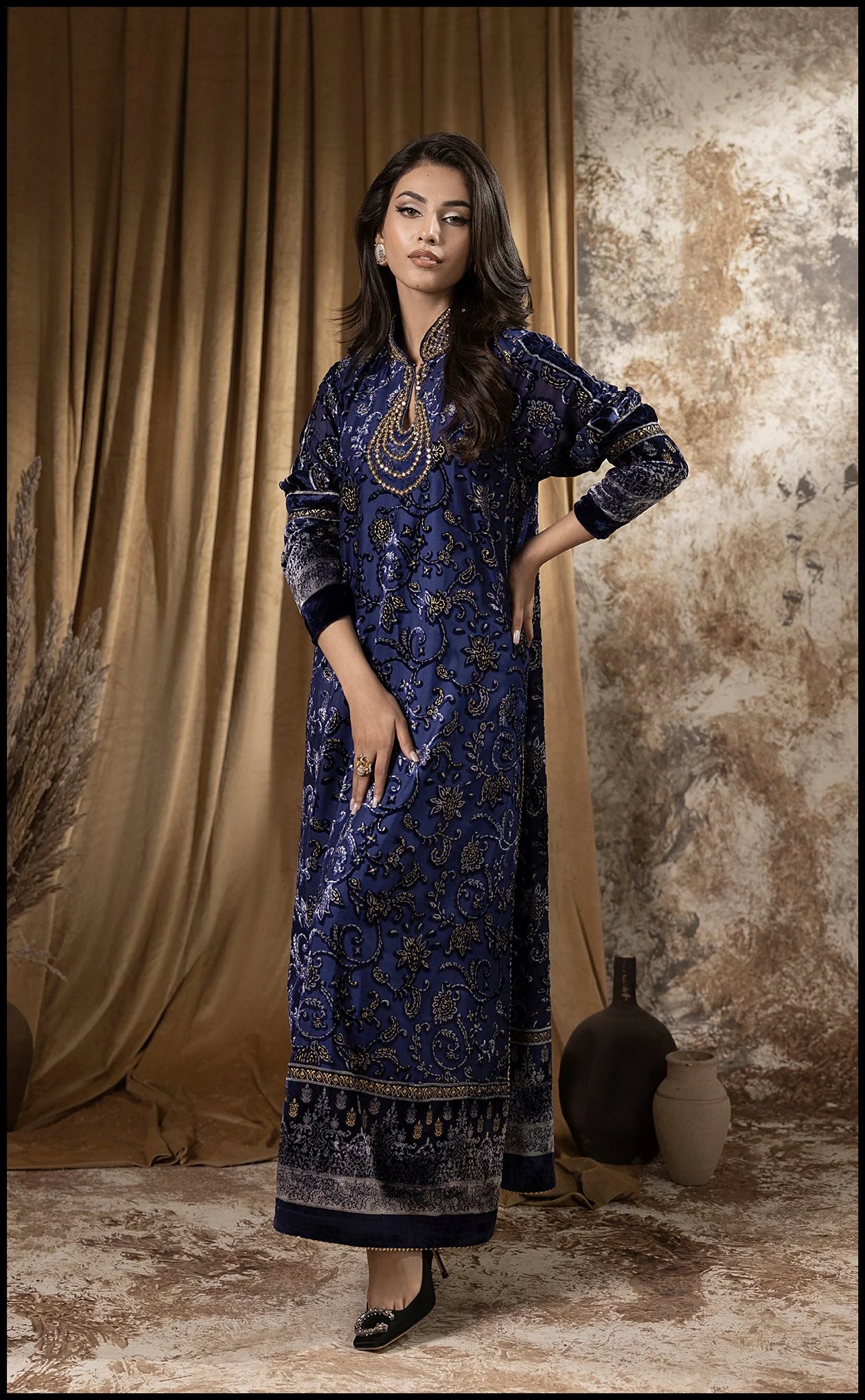 Sumaira Aurangzeb A Velvet Affair'24 - Midnight Blue