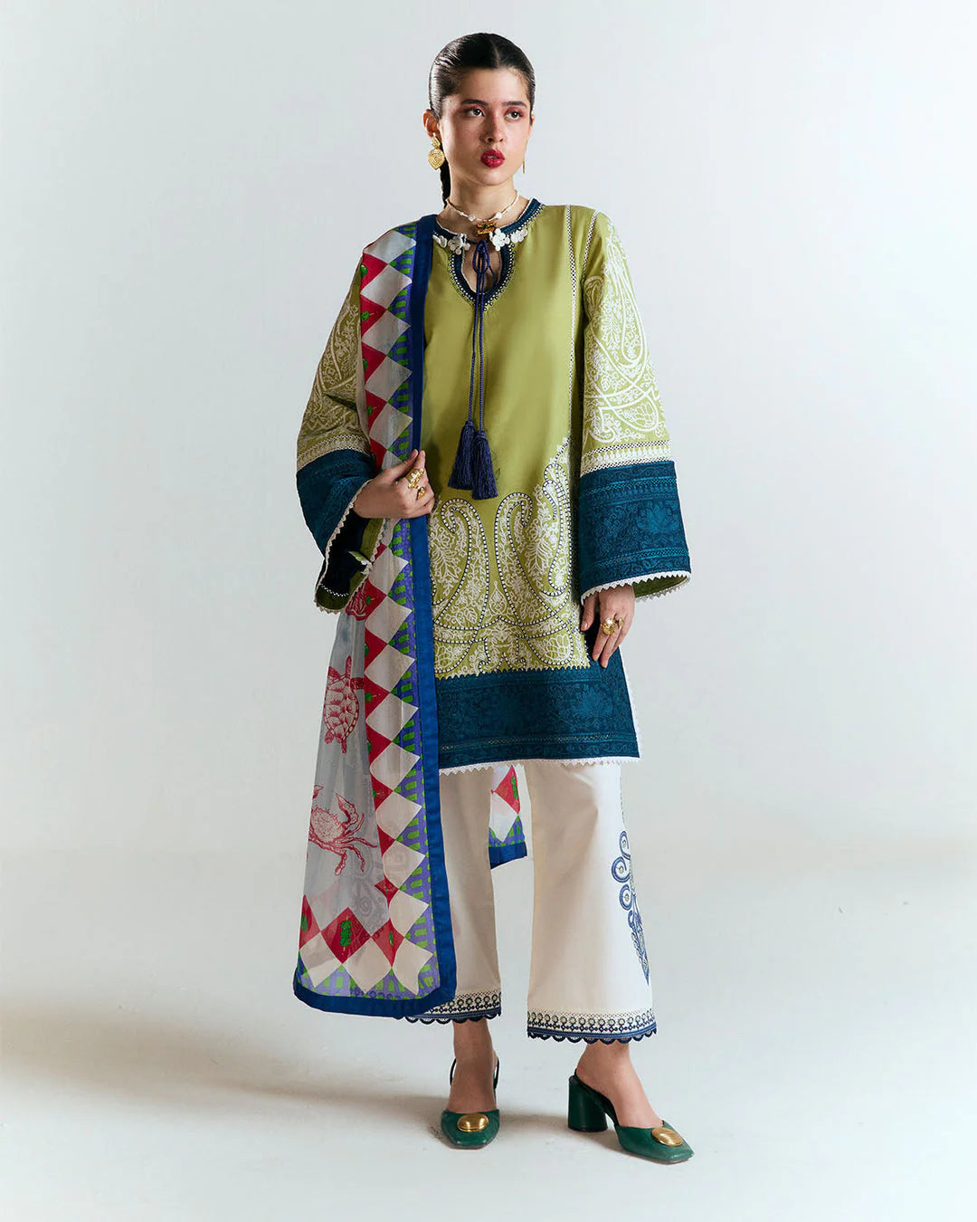 Jugnu Spring/Summer Unstitched '25 - Bia