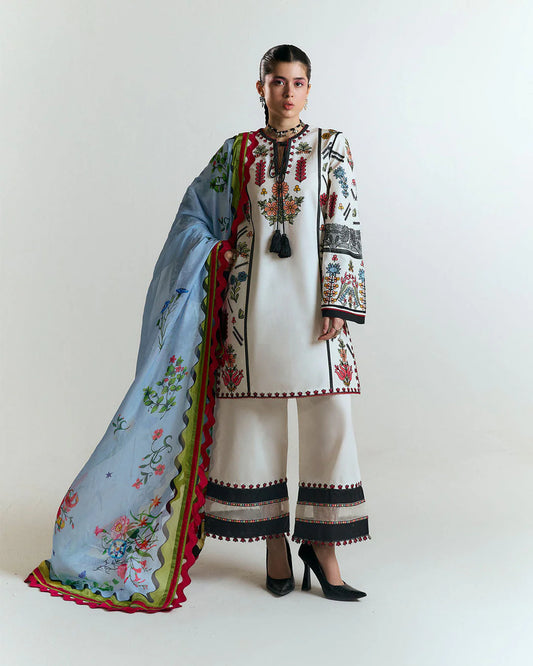 Jugnu Spring/Summer Unstitched '25 - Tiya