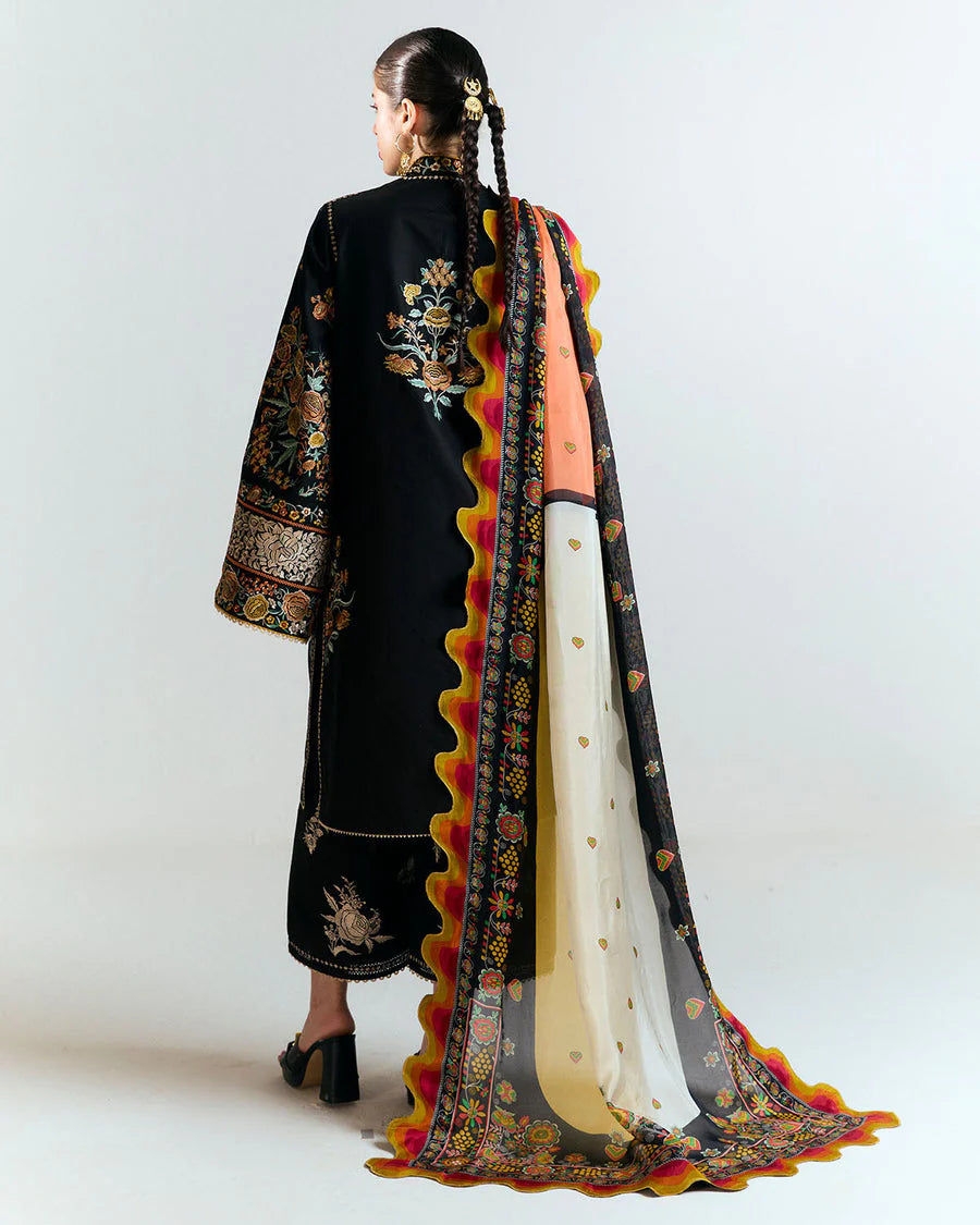 Jugnu Spring/Summer Unstitched '25 - Gulbar
