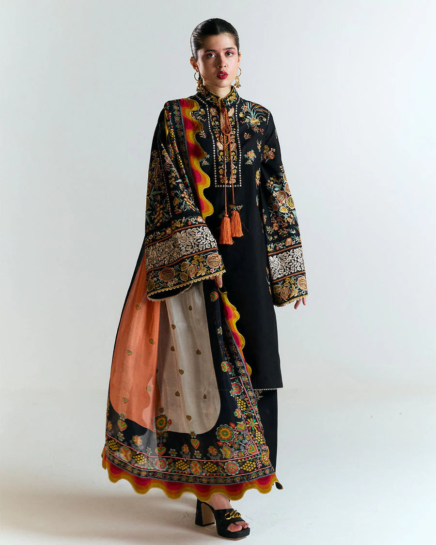 Jugnu Spring/Summer Unstitched '25 - Gulbar
