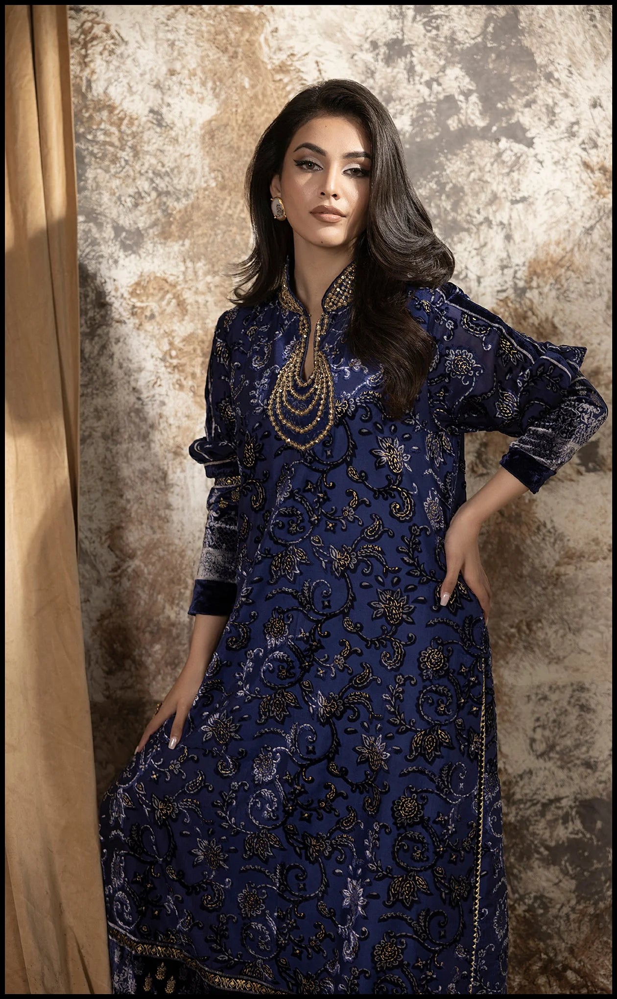 Sumaira Aurangzeb A Velvet Affair'24 - Midnight Blue