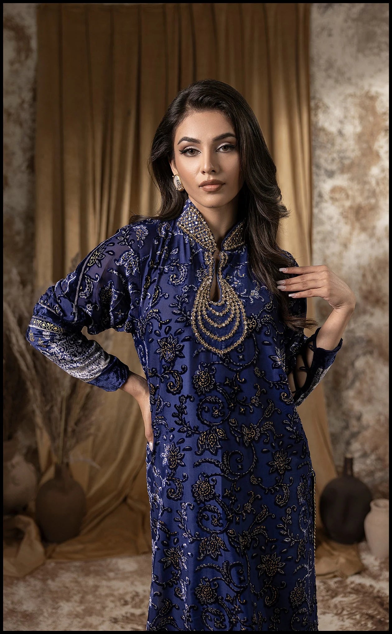 Sumaira Aurangzeb A Velvet Affair'24 - Midnight Blue
