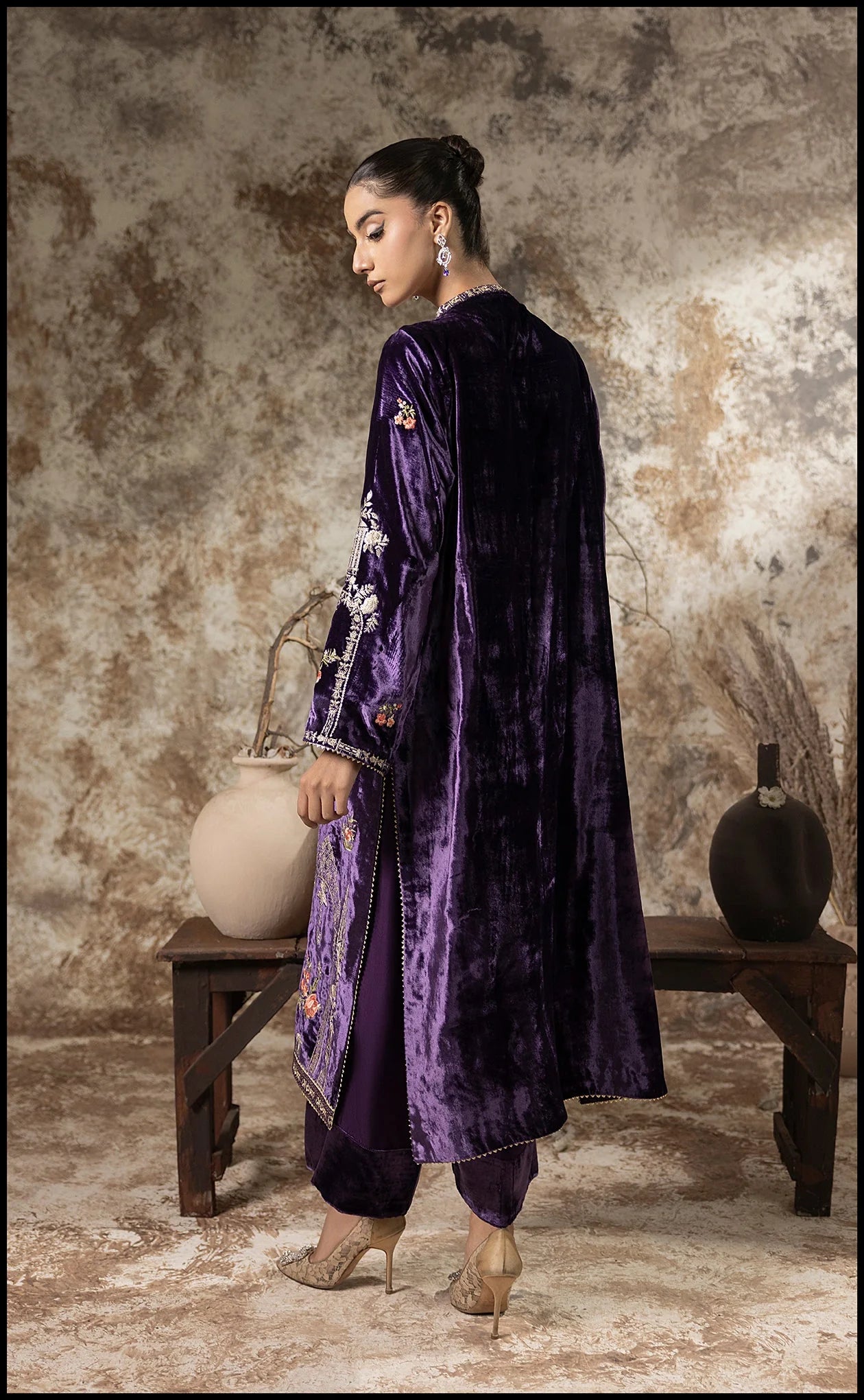 Sumaira Aurangzeb A Velvet Affair'24 - Opulent Plum