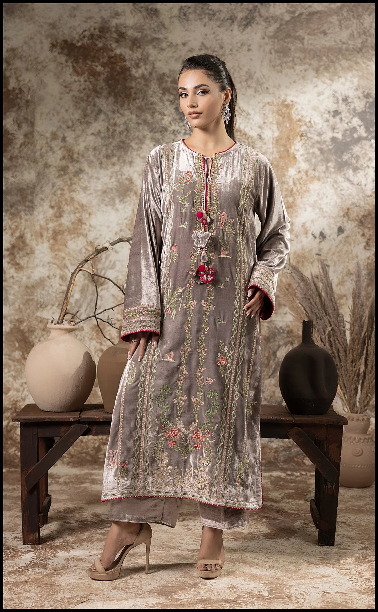 Sumaira Aurangzeb A Velvet Affair'24 - Smoky Lavender