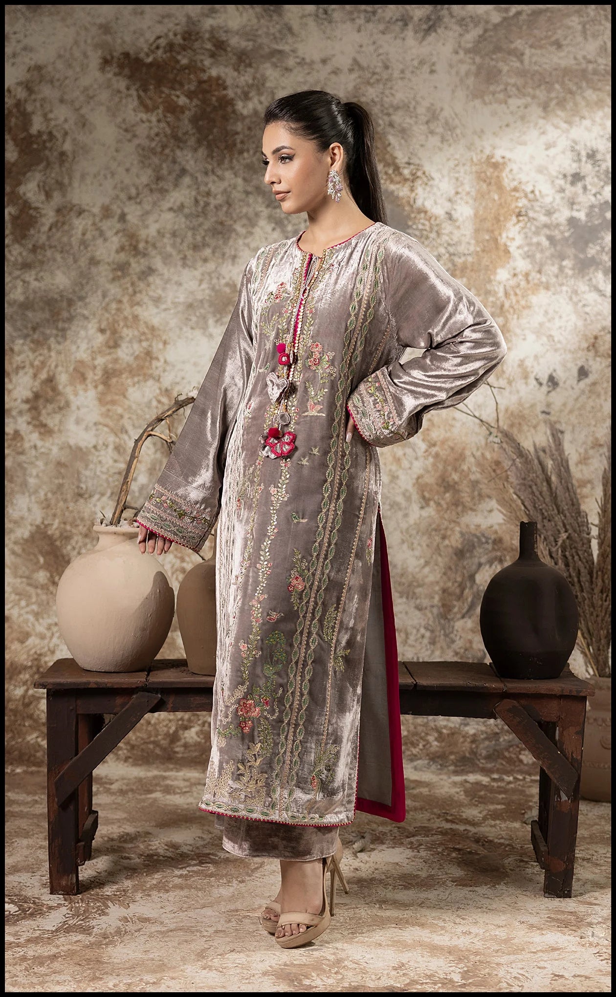 Sumaira Aurangzeb A Velvet Affair'24 - Smoky Lavender
