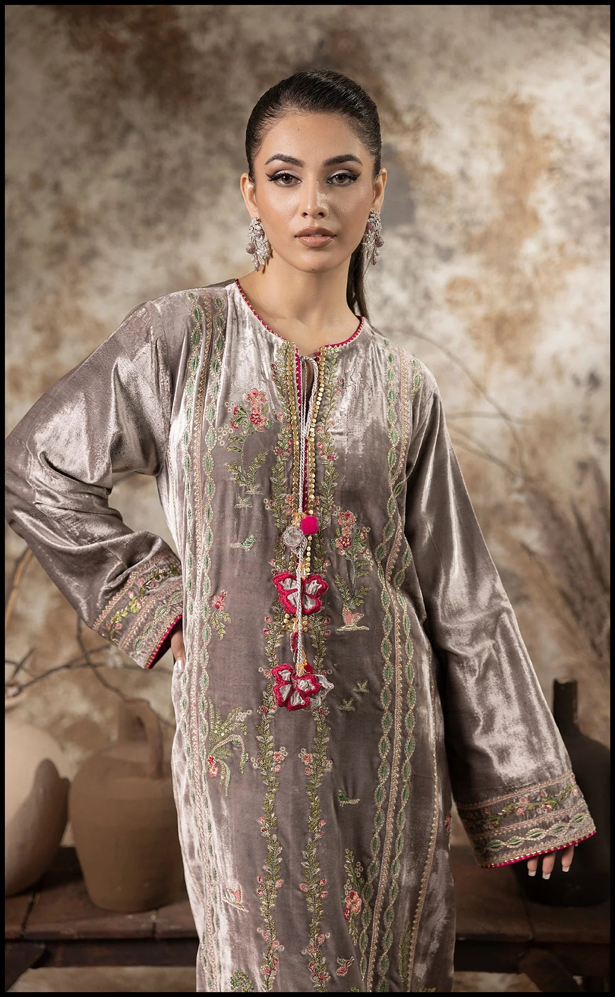Sumaira Aurangzeb A Velvet Affair'24 - Smoky Lavender