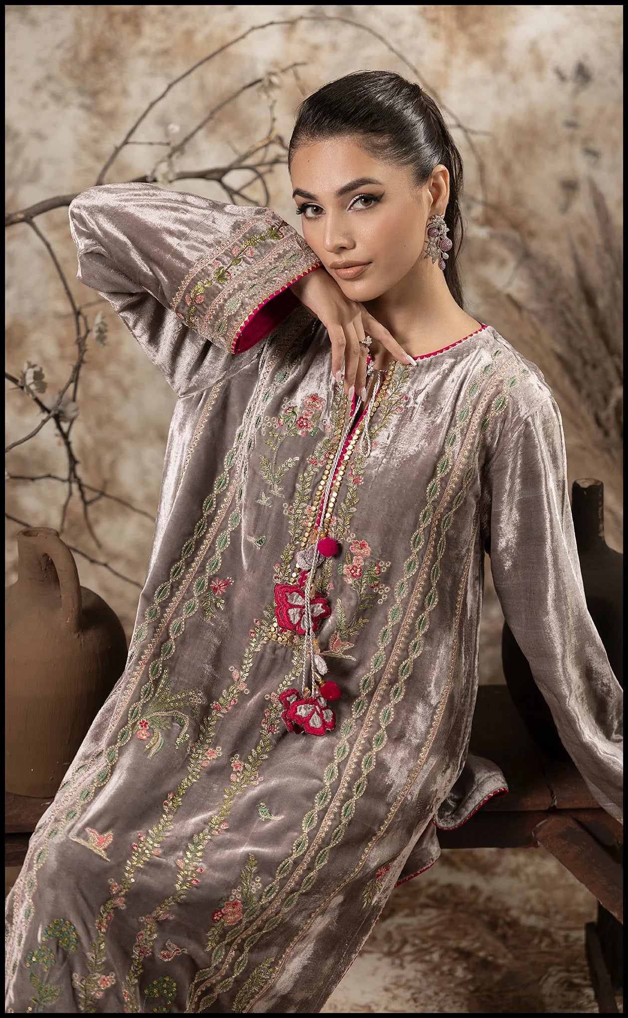 Sumaira Aurangzeb A Velvet Affair'24 - Smoky Lavender