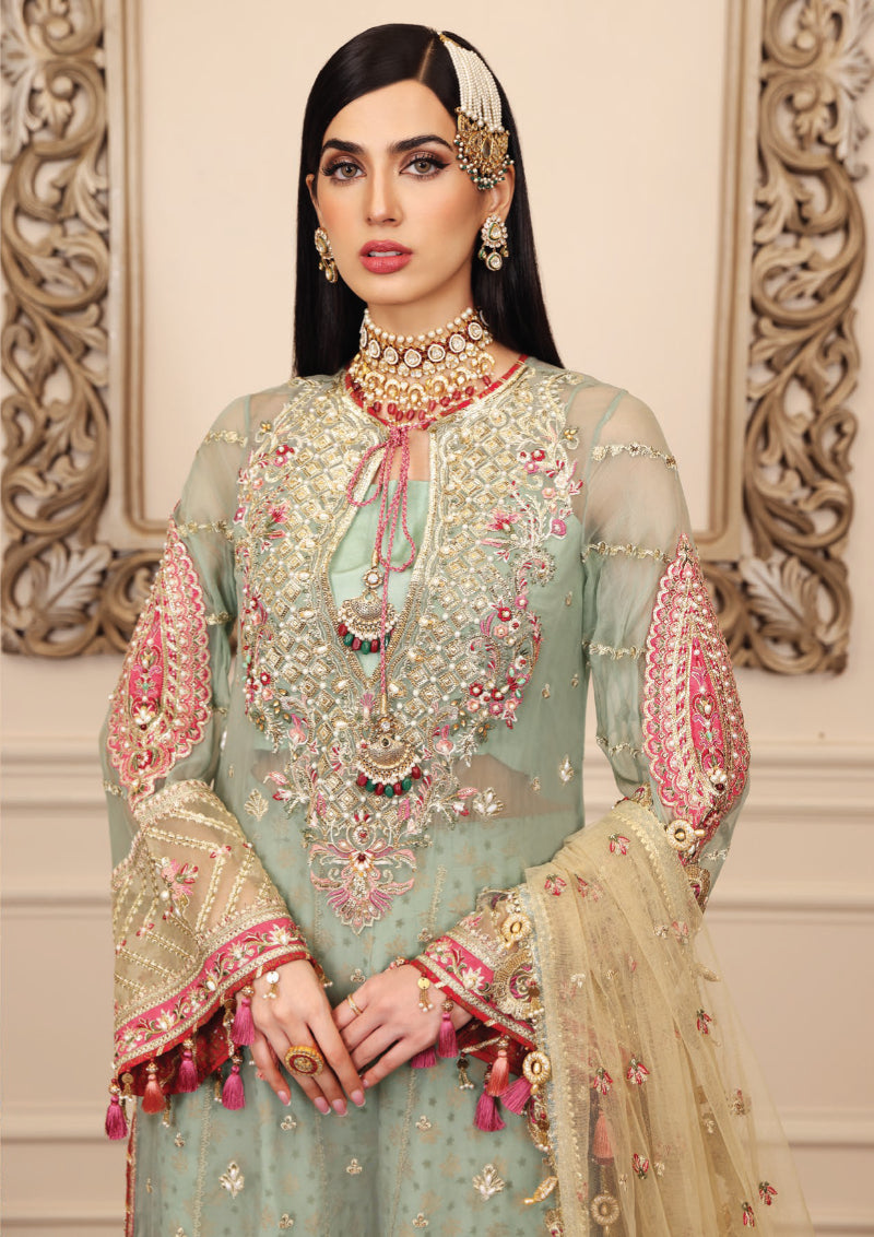 Anaya Opulence Hand Embellished Embroidered Chiffon – CARINA