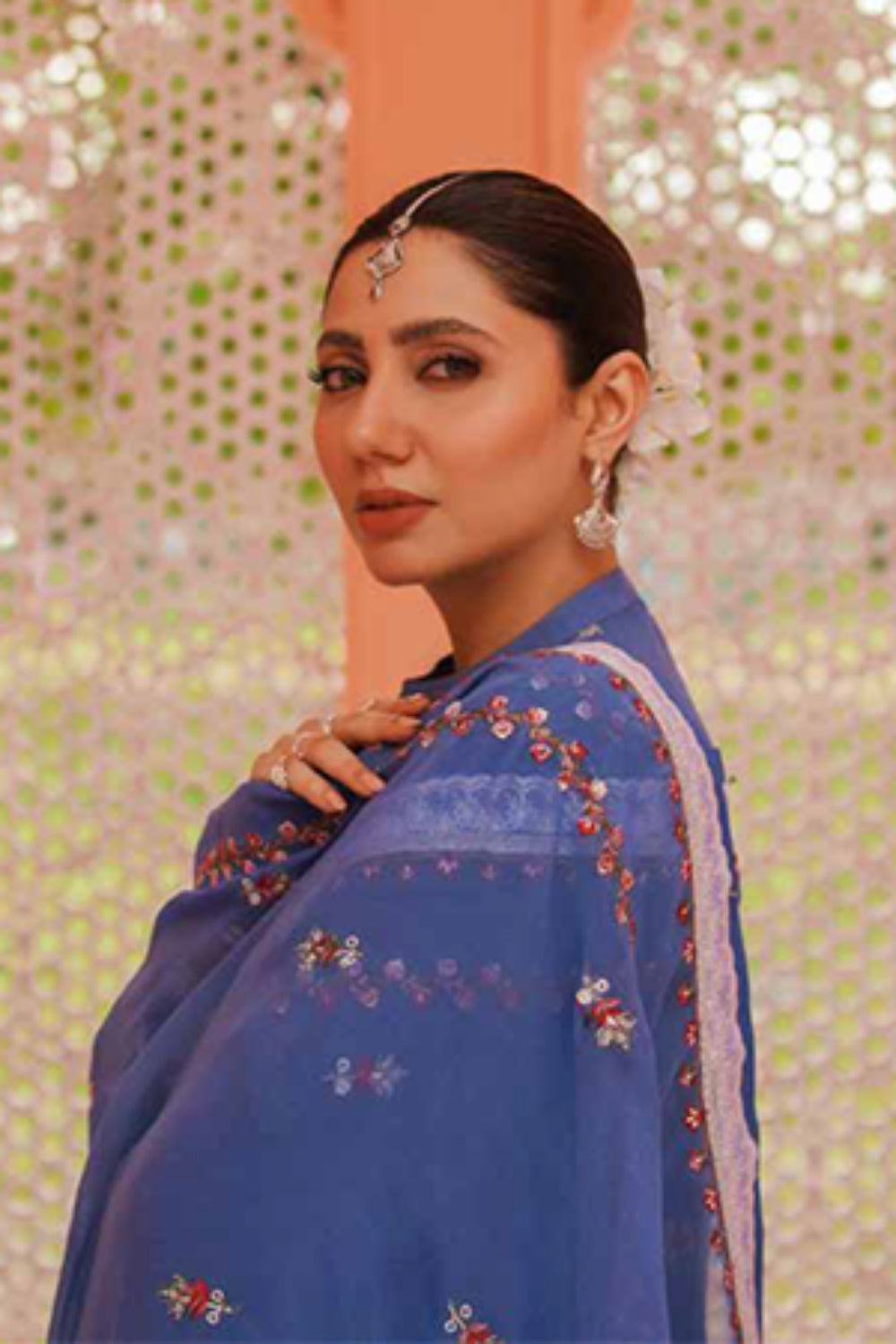 Zara Shahjahan S/S Luxury Lawn 23 Collection - Blue Suit Set