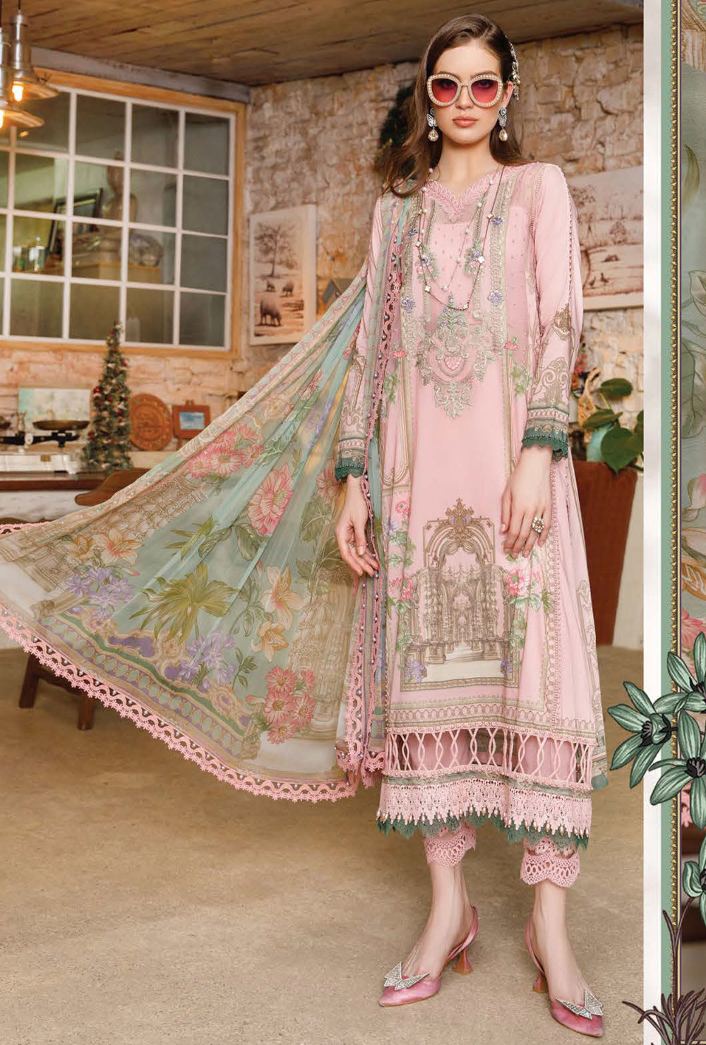 Maria.B M.Prints Spring Summer Collection – 13A - Pink