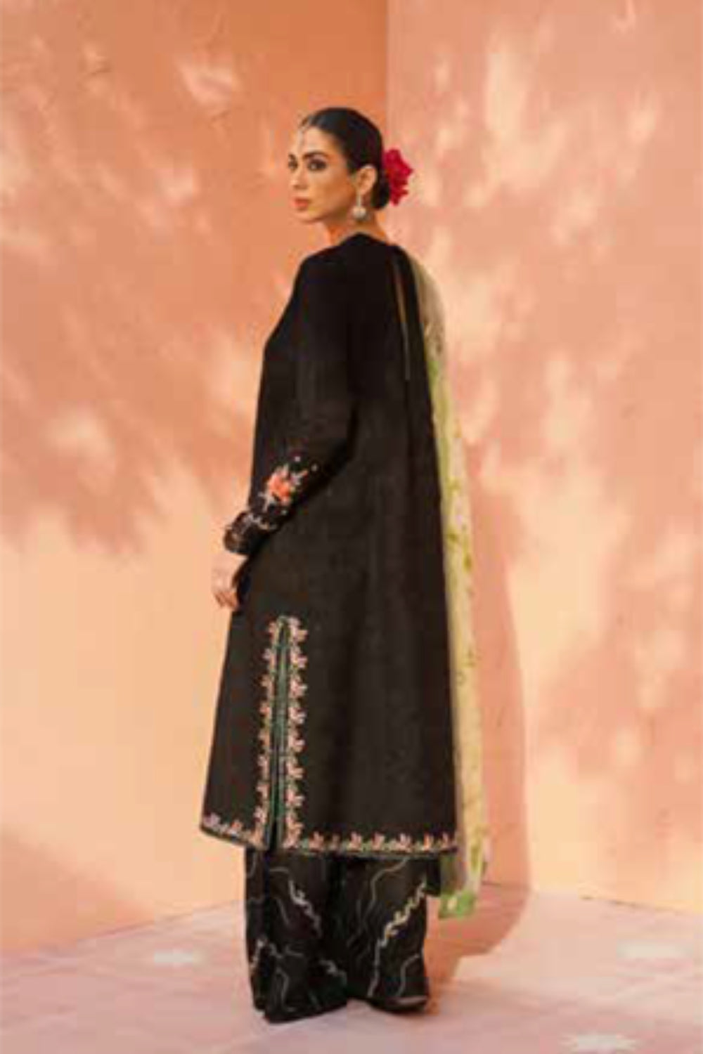Zara Shahjahan S/S Luxury Lawn 23 Collection - Black Suit Set