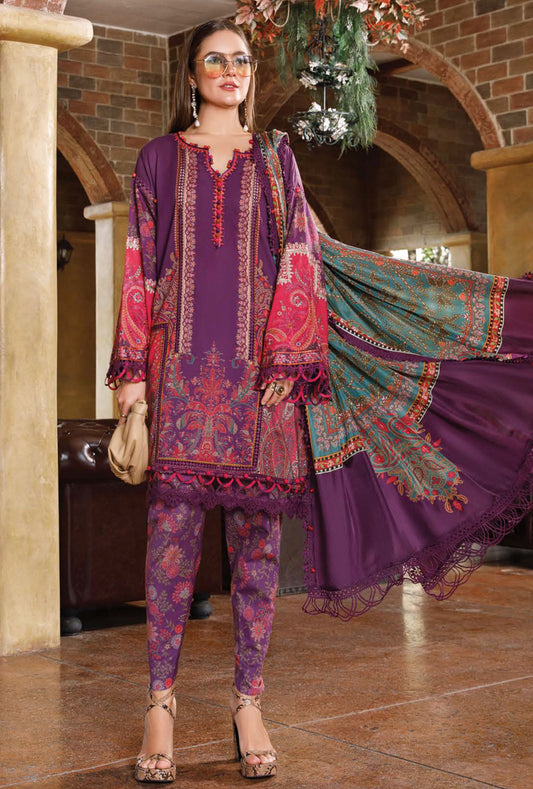 Maria.B M.Prints Spring Summer Collection – 3A - Violet