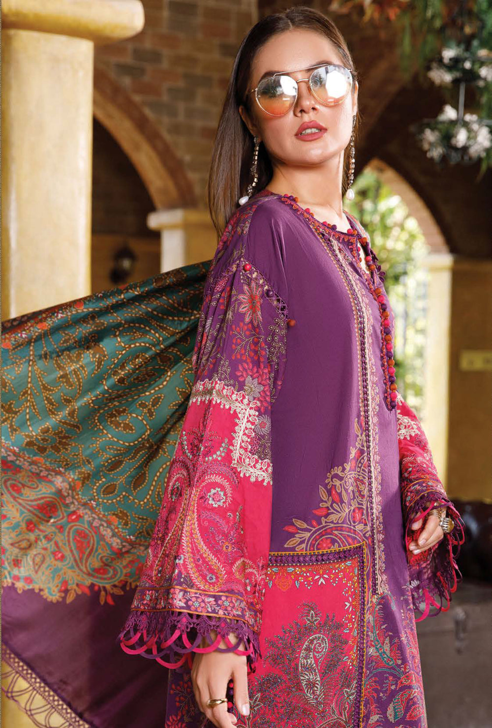 Maria.B M.Prints Spring Summer Collection – 3A - Violet