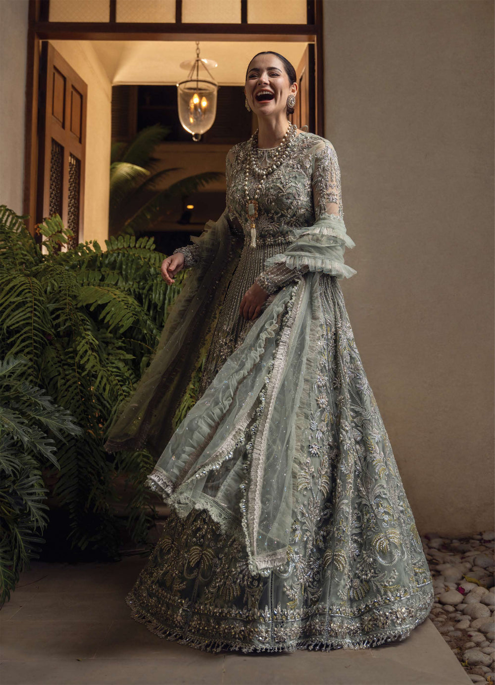 Crimson X Saira Shakira Aik Jhalak Wedding Collection – Swarovski Story