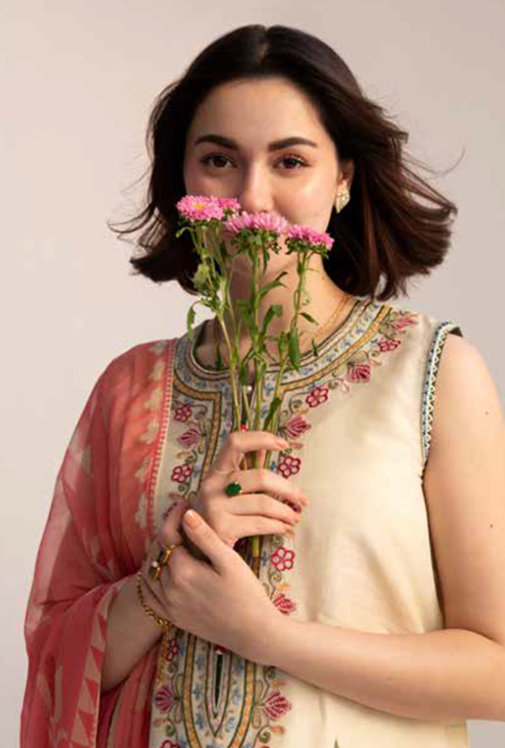 Coco By Zara Shahjahan Unstitched Lawn Summer Collection 7A – Cream